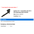 thumbnail image 2 of Ignition Coil - Compatible with 2013 - 2015 Mercedes-Benz GLK350 2014, 2 of 2