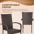 thumbnail image 5 of Aspect Living Hialeah Wicker Dining Chair Set - Set of 2, 5 of 6