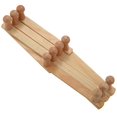 thumbnail image 2 of Accordion Wall Hanger 10 Hooks Pack Of 2 Natural Wood Expandable Accordion Coat Rack Hanger 2 Pack, 2 of 5
