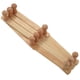 thumbnail image 2 of Accordion Wall Hanger 10 Hooks Pack Of 2 Natural Wood Expandable Accordion Coat Rack Hanger 2 Pack, 2 of 5