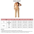 thumbnail image 5 of Whataatahia Traje De Punto Ahuecado para Mujer Cuello Halter Sujetador Triangular Pantalones Largos Conjunto De Malla Informal Elegante Y Picante para Festival De Música Vacaciones Marrón S, 5 of 5