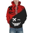 thumbnail image 4 of Chaos World Men's Novelty Hoodie Long Sleeves 3D Funny Graphic Print Sweatshirt Pullover, 4 of 9