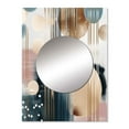 thumbnail image 2 of Designart "Marble Abstraction Soft Colors and Lines III" Abstract Marble Mirror Wall Decor - Modern Pink Abstract Living Room Wall Mirror Art - 32" x 24" Inch, 2 of 5