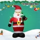 thumbnail image 2 of Juguete de muñeco de nieve inflable con luz LED Muñecas de muñeco de nieve Decoración Regalos de Año Nuevo Hugtrwg Para estrenar, 2 of 8
