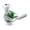 Green, variant on lanema Detailed Carved Crystal Bird Sculpture with Base For Art Collector Display Gift