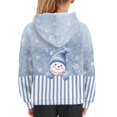 thumbnail image 4 of DISNIMO Snowman Christmas Hoodie for Girls Snowflake Hoodies Pullover for Boys and Girls Hoodie Size 8-10 Girl Clothes Children Sweatshirts Girls Lightweight Hoodie for Girls Preppy, 4 of 7