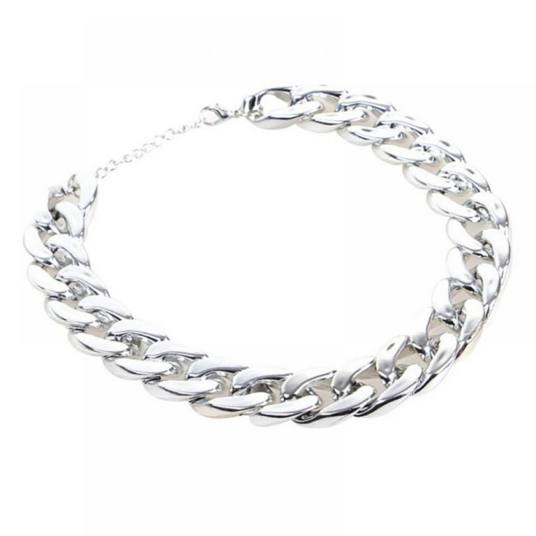 Sterling silver dog 2025 chain collar