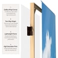 thumbnail image 4 of Oriental Furniture 6 ft. Tall Double Sided Coastal Village Canvas Room Divider, 4 of 6