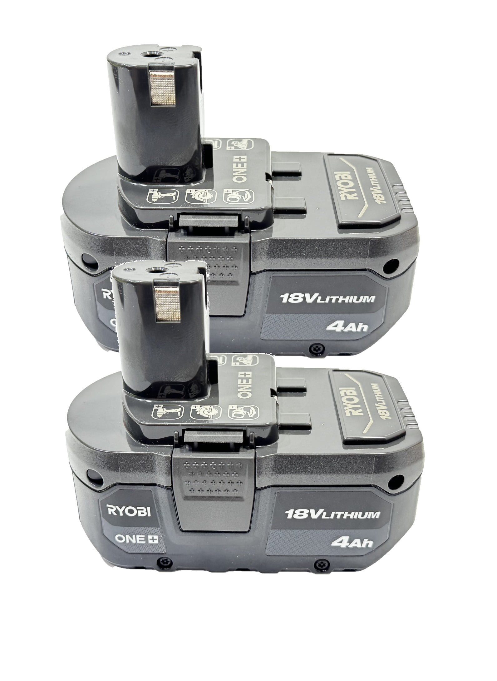 RYOBI ONE+ 18V 4.0 Ah Power Tool Battery, 2 Pack