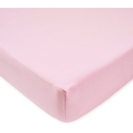 TL Care 100 Percent Cotton Percale Fitted Crib Sheet,