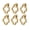 Gold, variant on 6 Pack 55mm Cupboard Knobs Cabinet Knobs Gold Zinc Alloy Dresser Drawer Knobs with Screws for Kitchen, Bathroom, Bedoom