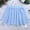 Light Blue, variant on Alvivi Kids Girls Chiffon Mini Pull-On Wrap Skirts for Ballet Dance Gymnastic Workout