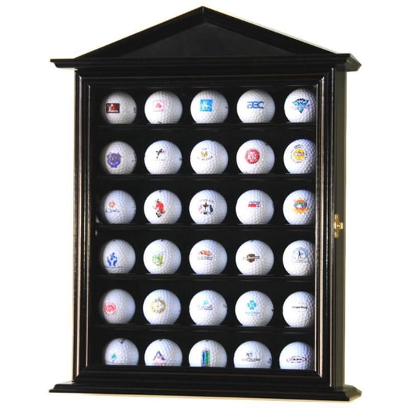 30 Golf Ball Designer Display Case Cabinet