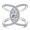 Silver, variant on Unisex Double C Shaped Horse Eye Zircon Ring White Gold Plated Geometric Diamond Hand Jewelry Accessory Deluxe