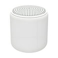 thumbnail image 1 of White Mini Bluetooth Speaker High-Definition Sound Portable Subwoofer With Stable Connection, Lightweight Design And Plastic Housing For Camping And Desk Use 1.77X1.77X1.97In, 1 of 5