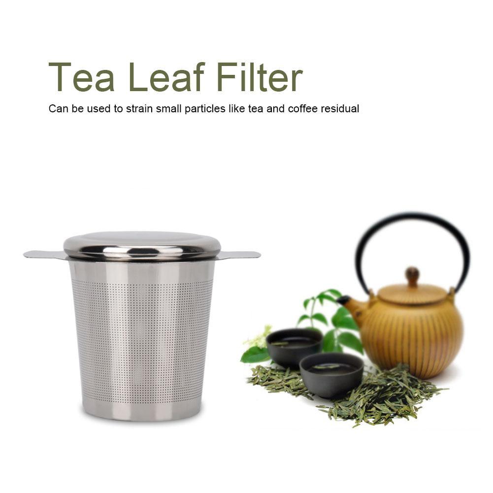 Mgaxyff Tea Leaf Filter,Tea Leaf/Coffee Filter, Stainless Steel Tea Residual Strainer Filter