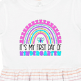thumbnail image 4 of Inktastic Its My First Day of Kindergarten Girls Toddler Dress, 4 of 5