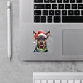 thumbnail image 2 of Hello Winter Doberman Pinscher Frosty Morning Walk Welcome Snowy Christmas Cutout Transfer Sticker Doberman Dog Lover Gifts Transparent Decal Art Decor - 02018, 2 of 5