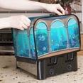 thumbnail image 7 of Sikiie Underwater Aquarium Arches Toaster Covers 2 Slice Dustproof Toaster Cover Bread Machine Cover, Dustproof Cover - 11.4" x 7.5" x 7.9", 7 of 7