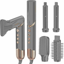 5-in-1 Auto Wrap Air Hair Styler & Dryer - High-Speed 110,000 RPM Hot Air Dryer Brush with Negative Ionic Technology for Frizz-Free Styling