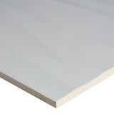 MSI Dymo Wavy White Glossy 12 in. x 24 in. Glazed Ceramic Wall Tile (16 ...