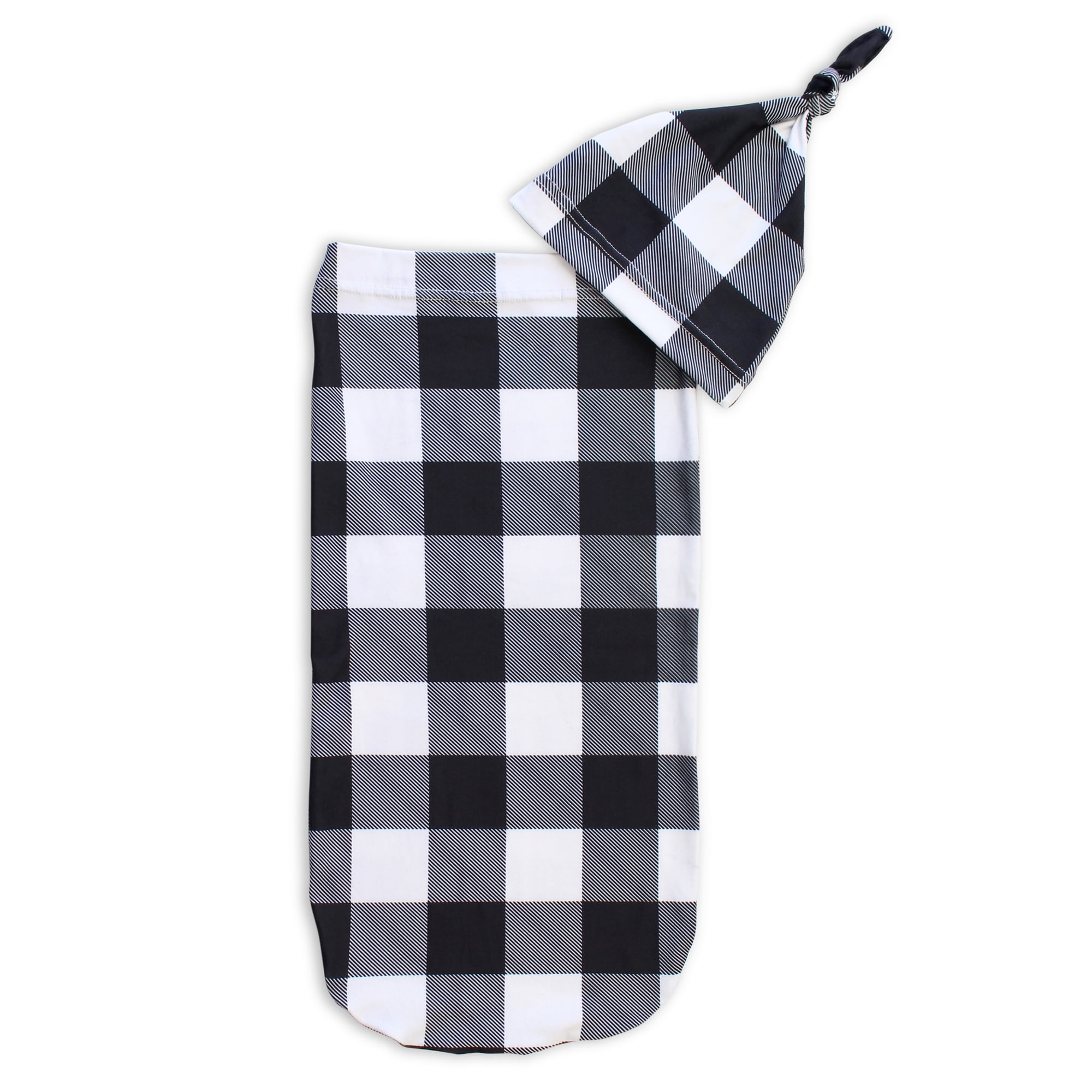 matching swaddle and hat
