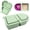 Green, variant on ZOURIH Silicone Reusable Snack Containers with Lids - 8 oz Double Compartment Snackle Box for Adults,BPA-Free & Leakproof,Small for Dressing,Snacks,School,office,Picnic,Green