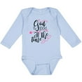 thumbnail image 3 of Inktastic God is Good All the Time Boys or Girls Long Sleeve Baby Bodysuit, 3 of 5