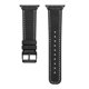 thumbnail image 5 of Compatible con Apple Watch Band - Correa de repuesto de cuero negra de 49 mm, 45 mm, 44 mm y 42 mm Compatible con Apple Watch Ultra Series 8, 7 (45 mm), SE, 6, 5, 4 (44 mm), 3, 2, 1 (42 mm), 5 of 5