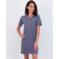 thumbnail image 2 of Real Essentials 3 Pack: Women's Nightshirt Short Sleeve Soft Nightgown Sleep Dress With Pocket (Available In Plus Size), 2 of 6