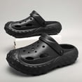thumbnail image 6 of Men slipper Slides Sandals Casual Soft Fashion Closed Toe Slide Slippers For Summer Indoor Outdoor Comfortable Beach Sandals Black CN:41/US:8, 6 of 9