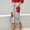 Gray, variant on Denim Skirt For Women Floral Print High Waist Midi Skirts Front Button Straight Cut Bottom With Pockets For Weekend
