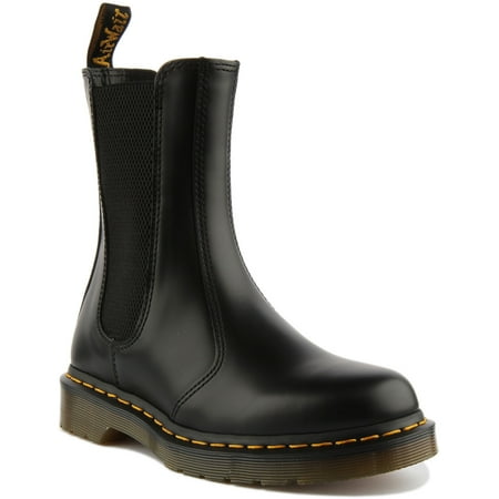 

Dr Martens 2976 Hi Unisex Leather Slip On Chelsea Boot In Black Size 7 M