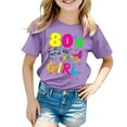 thumbnail image 1 of Chandail à Manches Longues pour Enfants Filles Tenues pour Tout-Petites Fille Carnaval pour Enfants Couleur Imprimée Col Rond T-Shirt à Manches Courtes, 1 of 4
