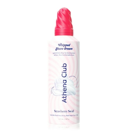 Athena Club Whipped Shave Cream - 6.7oz, Strawberry Swirl