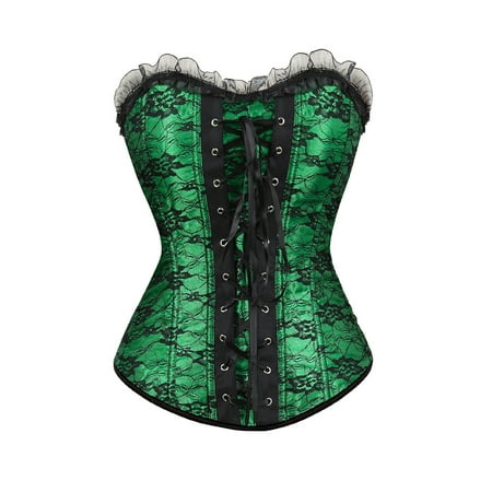 Vblhal Clearance Items Today only Going Out Party Top Bustier Women Court Boned Push up Tube Tops Overbust Gothic Corset Shapewear Lingerie Bodice