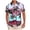 Light Blue, variant on Men's Hawaiian Shirts with Palm Print – Summer Aloha Lightweight Button-Down Casual Vacation Beach Tops Hawaiian Shirt For Men