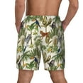 thumbnail image 2 of Lsque Mens Swim Trunks Jungle Animals Pattern - Bathing Suit Compression Liner - Beach Swim Shorts Swimwear - (S-3XL) - Stretch Quick Dry -Large, 2 of 9