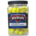 thumbnail image 3 of Gourmet Yellow Banana Soft Taffy Candy Chews by It's Delish - Jumbo Reusable Container Sixteen 16 Oz - Sealed to Maintain Taste - Chewy Banana Flavored Fruit Chews -  Individually Wrapped Taffies, 3 of 6