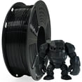 thumbnail image 2 of Geeetech PETG Black 3D Printer Filament 1.75mm, Dimensional Accuracy +/-0.03mm, 1kg (2.2lbs) , 1080 Feet (330m) per Roll, Vacuum Packaging, Toughness Enhanced for Most 3D FDM Printer, 2 of 9