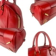 thumbnail image 4 of Pre-Owned LOEWE Amazona 75 Leather Shoulder Bag in Red and Gold for Women (z7175), 4 of 5