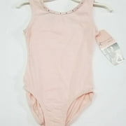 Freestyle Danskin Dance Bodysuit Rhinestone Neckline Keyhole Back 4/5 XS Pink -5Pk