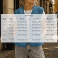 thumbnail image 3 of Women's Sherpa Fleece Vest V Neck Button Down Sleeveless Gilet with Pockets Loose Fit Casual Cozy Warm Layering Outerwear Fall Winter Blue, 3 of 8