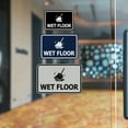 thumbnail image 2 of Signs ByLITA Classic Framed Wet Floor Graphic Durable ABS Plastic | Laser Engraved | Easy Installation | Elegant Design Sign (Black /Gold) - Small, 2 of 8