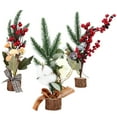 thumbnail image 3 of Christmas Tree, Christmas Ornament, Mini Christmas Tree Desktop Christmas Tree Exquisite Christmas Decor For Ecorating Rooms Classrooms, 3 of 8