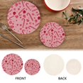 thumbnail image 4 of Cotton Rope Pot Holder Set of 2 Kitchen Trivets Pink Candy Cane and Strawberry Potholdersfor Hot Pans & Dishes, 4 of 7