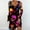 Multicolor, variant on WXLWZYWL Ladies Evening Dresses Casual Halloween Printed Dress Long Sleeve Strapless Dress Fashion Round Neck Suspender Off Shoulder Dress