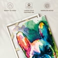 thumbnail image 6 of Elephant Stock French Bulldog Paint Splash Wall Art - Vertical Canvas Wall Art - Living Room Wall Decor - Animal Canvas - Beige And Brown Decor - 24" x 36", 6 of 8