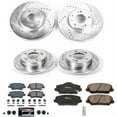 thumbnail image 3 of PowerStop Front and Rear Z23 Evolution Sport Carbon-Fiber Ceramic Brake Pad and Drilled & Slotted Rotor Kit Fits: KIA Select Models K6934, 3 of 3