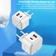 thumbnail image 5 of Cargador de teléfono de 38W Carga rápida QC 3.0 Carga para iPhone 13 Pro (EU White), 5 of 6